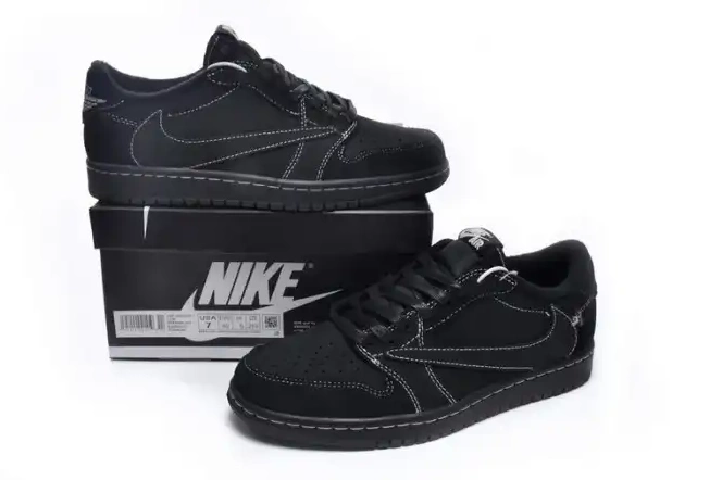 Reps TBkick Air 1 Phantom Travis OG Scott Low x Black DM7866-001 Jordan 0614